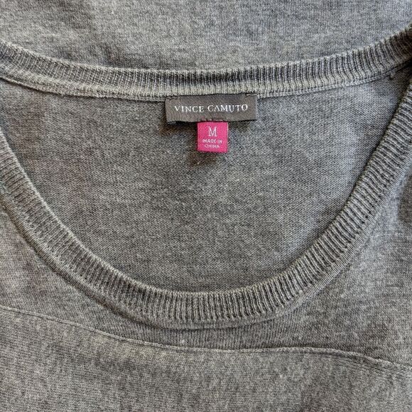 Vince Camuto Gray Layered Sweater - Picture 3 of 5
